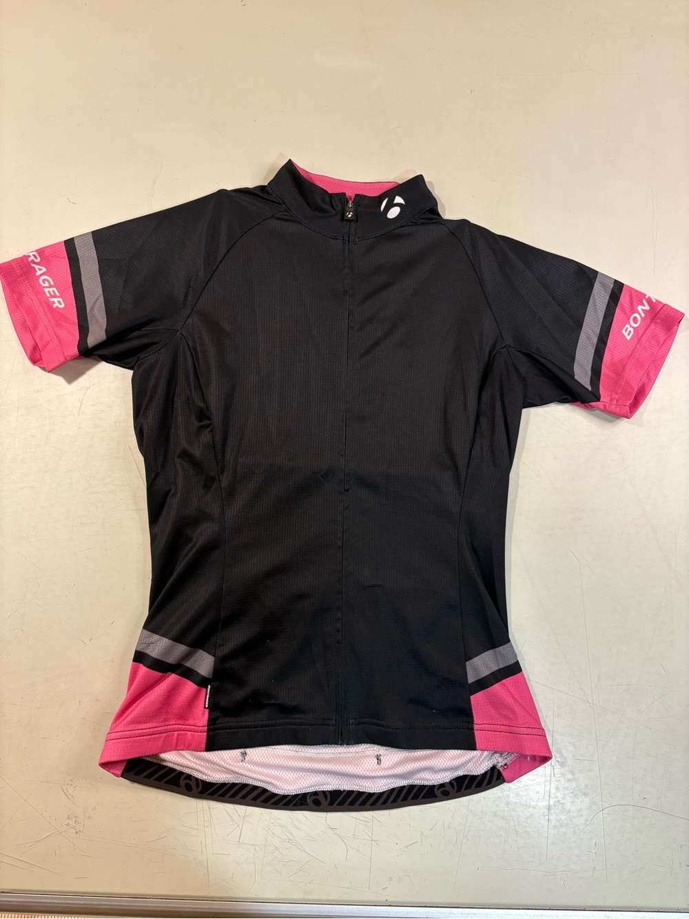 Bontrager Women's Black & Pink Short Sleeve Cycling Jersey Medium